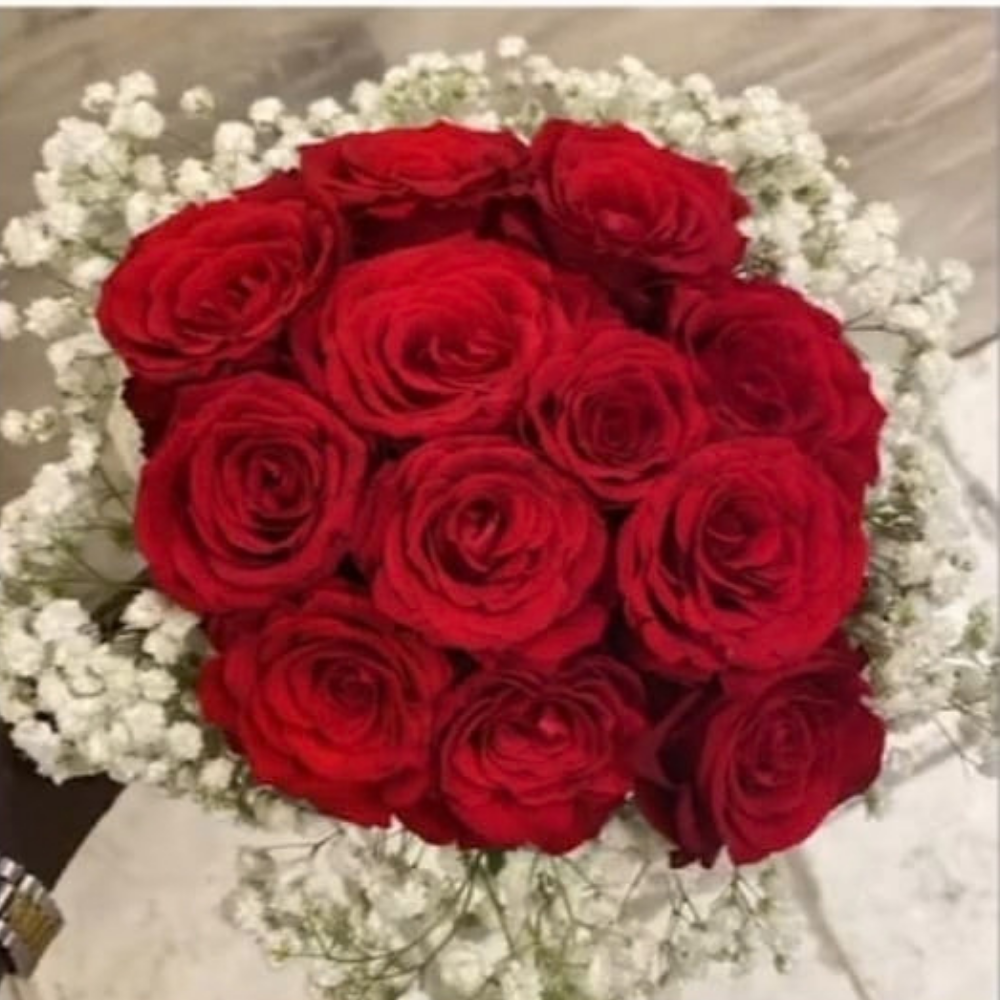 Classic Rose Bridal Bouquet