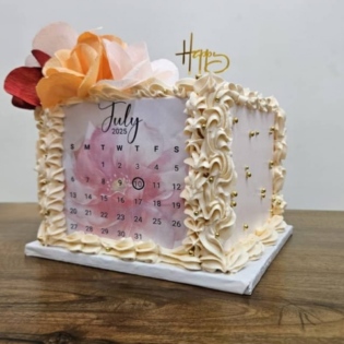 Cube Calendar Cake
