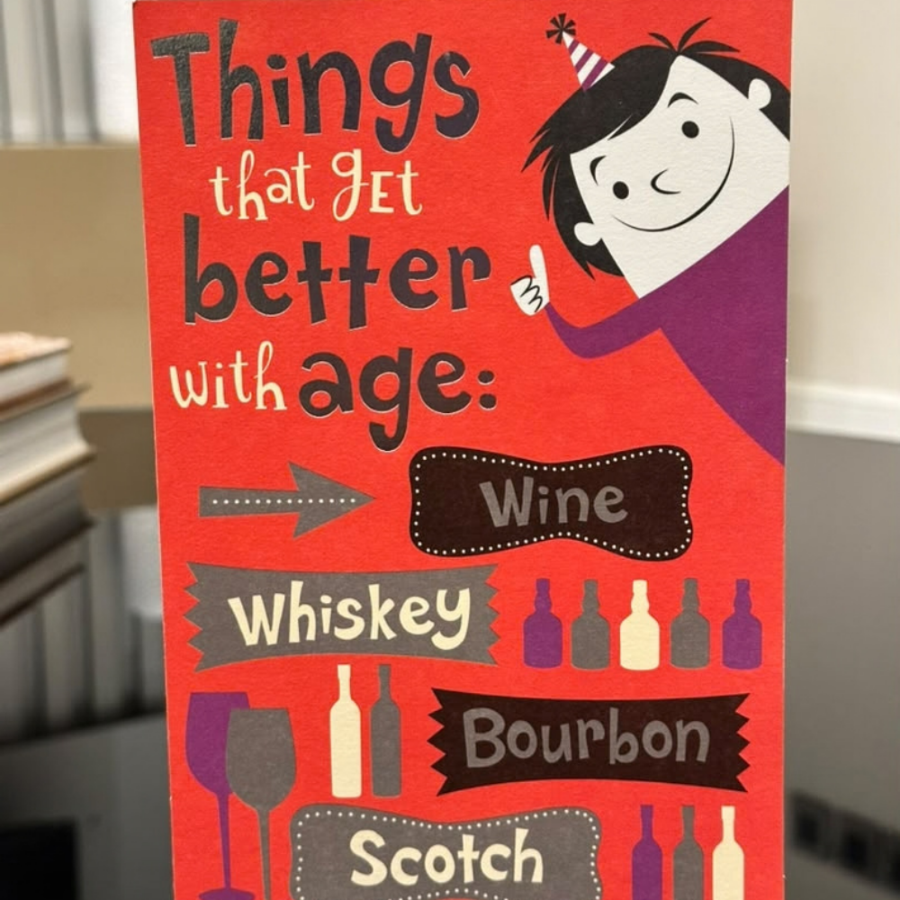 Humorous Liquor Birthday Card