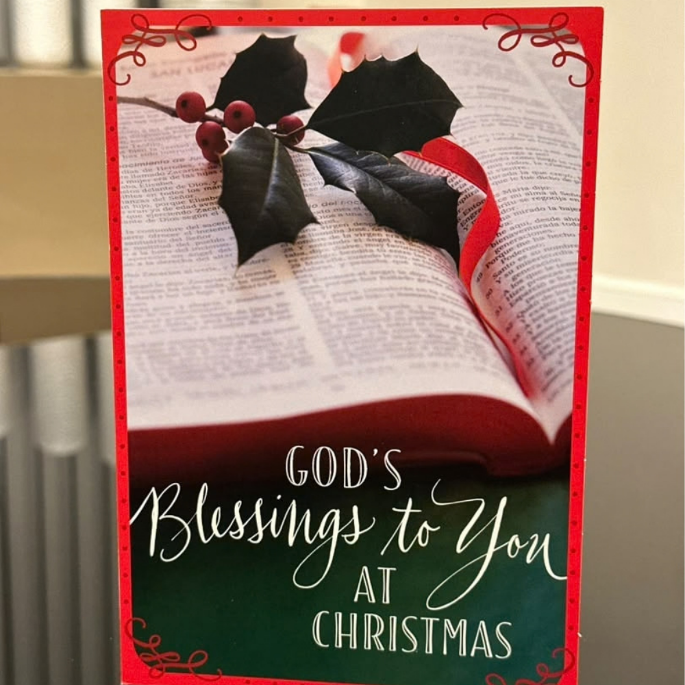 Bible Christmas Card