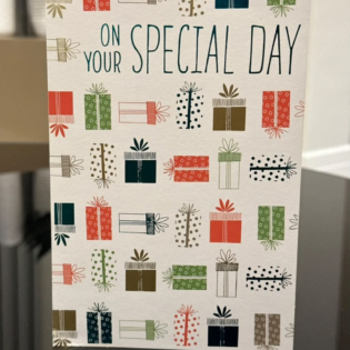 Assorted Presents Pattern Card