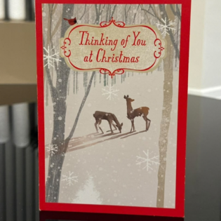 Snowy Woodland Christmas Card