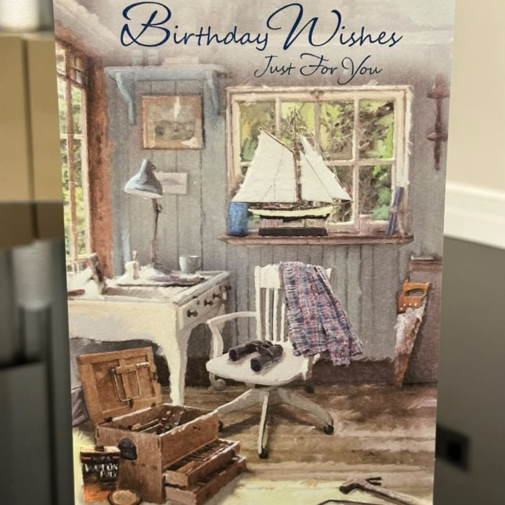 Nautical Hobby Room Birthday Card